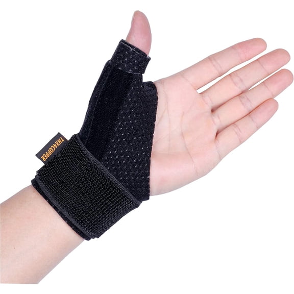 THX4COPPER Reversible Thumb Wrist Stabilizer Compression Splint for BlackBerry Thumb, Trigger Finger, Hand Pain Relief, Arthritis, Tendonitis, Sprain, Carpal Tunnel, Durable, Comfortable,Breathable
