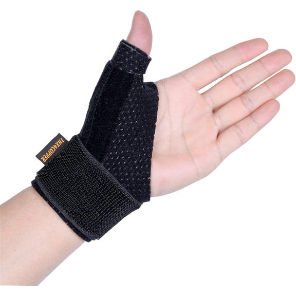 THX4COPPER Reversible Thumb & Wrist Stabilizer Splint for BlackBerry Thumb,Trigger Finger, Pain Relief, Arthritis,Tendonitis, Sprained, Carpal Tunnel, Stable,S-M,Single