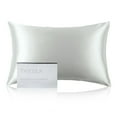 thumbnail image 1 of THXSILK 25 Momme Luxury Silk Pillowcase with Gift Box, Both Side Grade 6A Mulberry Silk, Hidden Zipper Pillowcase for Hair and Skin, Gift Set, BrickRed, Standard Size(20"x26"), 1 of 6