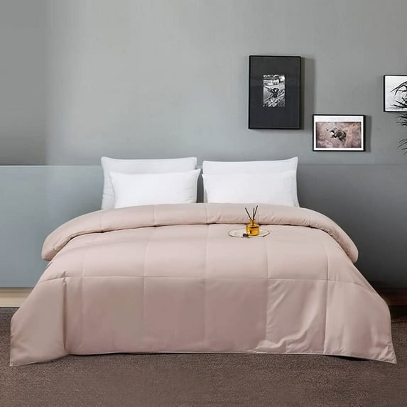 THXSILK Silk Comforter Duvet Quilt, 100% Tussah Silk Filling, 63% Cotton & 37% Polyester Outer Shell, Pink, Queen Size(87in x 91in), Silk Weight 1.65lb/0.75kg