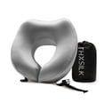 thumbnail image 1 of THXSILK Silk Neck Pillow for Traveling, 19 Momme Real Silk Travel Pillow for Pain Relief Sleeping, 100% Mulberry Silk Airplane Pillow, Anti Wrinkle Travel Pillow, 1 of 7
