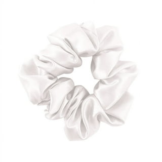 Cheer Hair Bows Large with Ponytail Holder White 1 