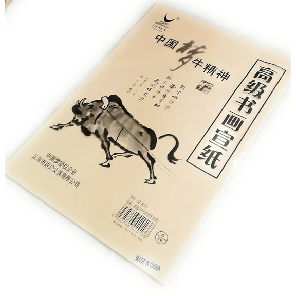 THY COLLECTIBLE Chinese Calligraphy Brush Ink Writing Sumi Paper / Xuan Paper / Rice Paper, 20 x 14.5 Inch