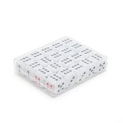 THY TRADING THY COLLECTIBLES 12mm White Dice with Black & Red Pips Dots for Board Games, Poker Card Games, Activity, Casino Theme, Party Favors (20 Pcs Pack)