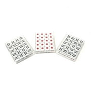 THY TRADING THY COLLECTIBLES 12mm White Dice with Black & Red Pips Dots for Board Games, Poker Card Games, Activity, Casino Theme, Party Favors (60 Pcs Pack)