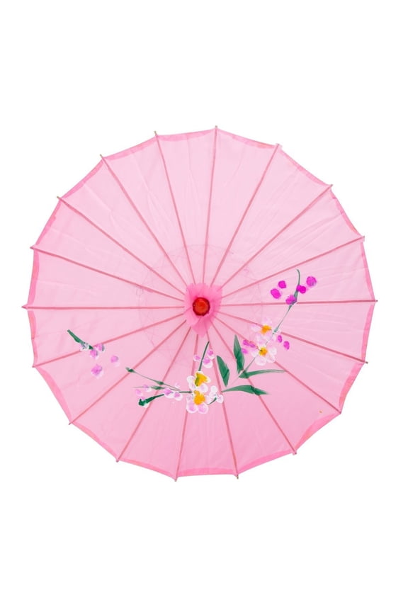 22" Kid's Size Japanese Chinese Umbrella Parasol For Wedding Parties, Photography, Costumes, Cosplay, Decoration And Other Events (Pink)