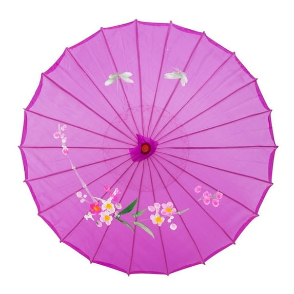 THY COLLECTIBLES 22" Kid's Size Japanese Chinese Umbrella Parasol For Wedding Parties, Photography, Costumes, Cosplay, Decoration And Other Events (Purple)