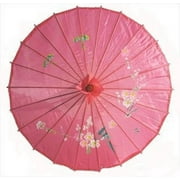 THY COLLECTIBLES 33 Japanese Chinese Umbrella Parasol For Wedding Parties, Photography, Costumes, Cosplay, Decoration And Other Events Hot Pink