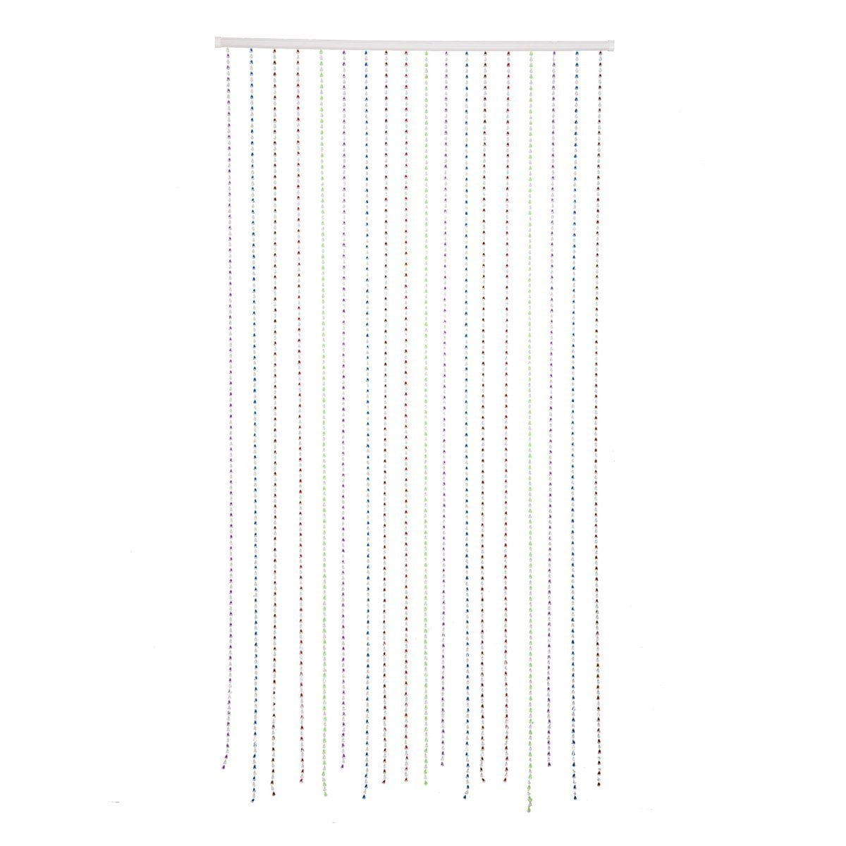 THY COLLECTIBLES Beautiful Home Decor Acrylic Beaded Curtain Door Screen Divider - Acrylic Rainbow Teardrop