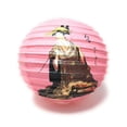 thumbnail image 1 of THY COLLECTIBLES Oriental Chinese Japanese Festival Party Celebration Home Decor Lantern Geisha Design 16" (Pink), 1 of 2
