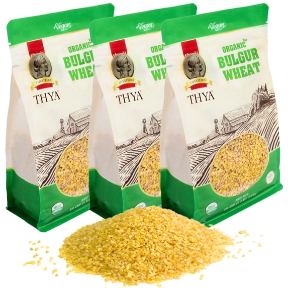 THYA Organic Bulgur Wheat 48 Oz (3 x1 lb)
