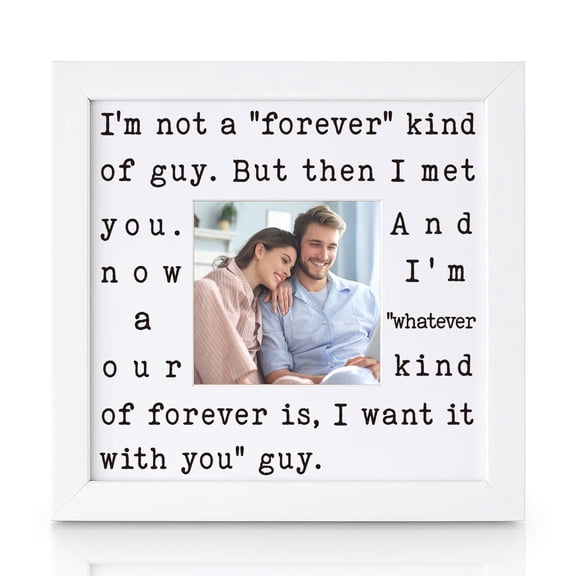THYGIFTREE Romantic Gifts for Her Wife Girlfriend from Boyfriend Sentimental Anniversary Birthday Valentines Day Keepsake Picture Frame Commitment I Love You Present C113