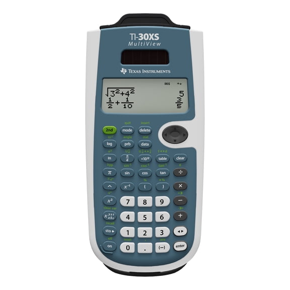 Texas Instruments TI-30XS MultiView Scientific Calculator with Solar and Battery Power