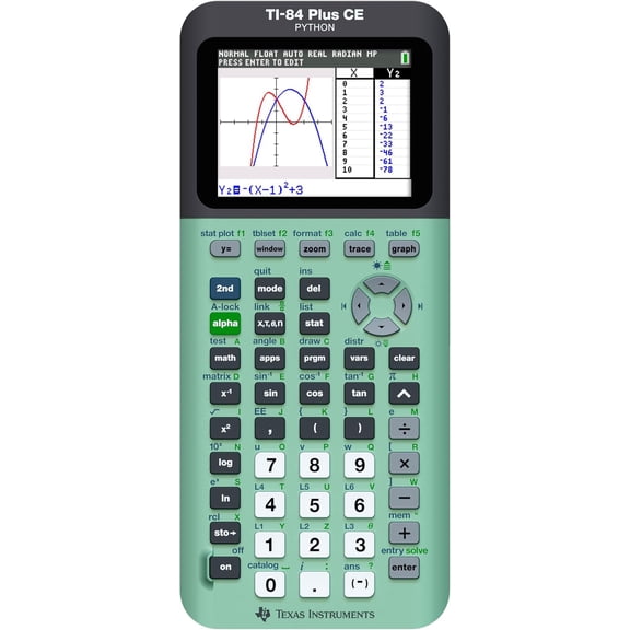 TI-84 Plus CE Color Graphing Calculator, Mint