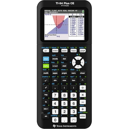 TI-84 Plus CE Graphing Calculator, Black