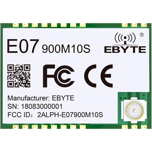 TI CC1101 Wireless 868Mhz 915Mhz RF Module Long Range 1.5km IPEX/Stamp Hole Antenna SMD Package E07-900M10S SPI Wireless Module