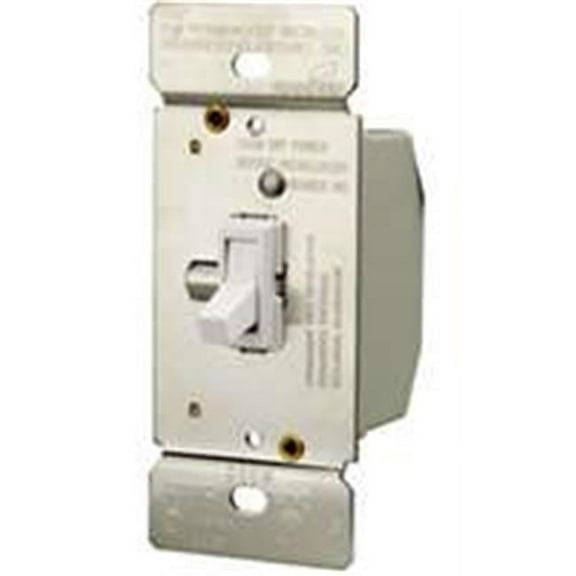 TI306-W-K 3-Way Toggle Dimmer With Knob, White