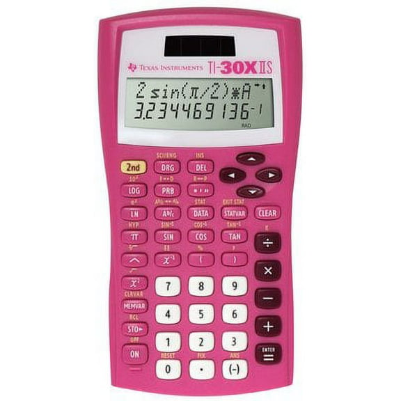 TI30XIISPINK - Description : TI-30XIIS Scientific Calculator, Pink - TI-30XIIS Scientific Calculator - Each