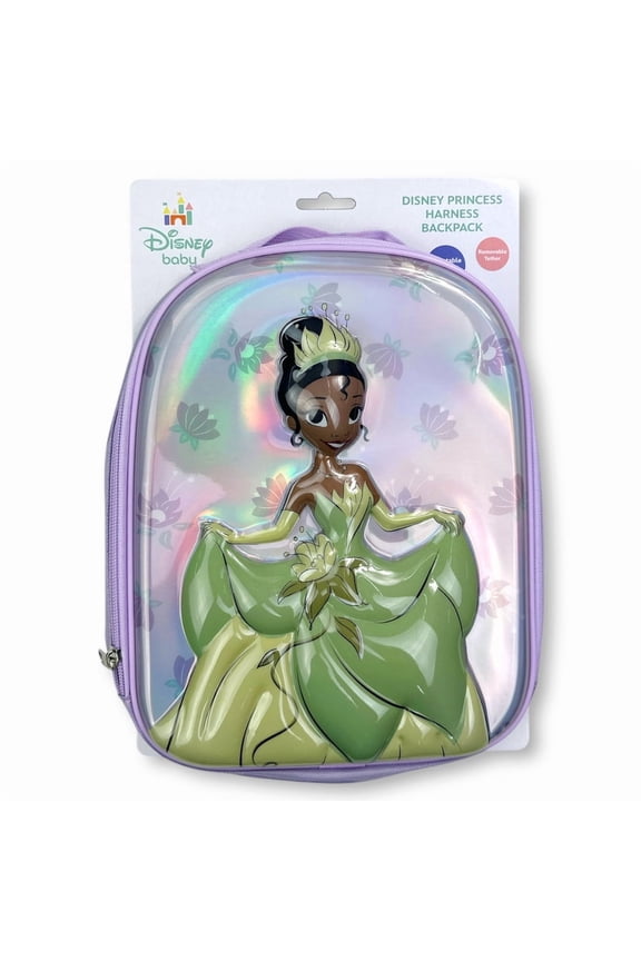 TIANA 3D Mold Mini Harness Backpack with Removable Tether, Purple