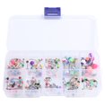 thumbnail image 1 of TIANBEN Acrylic Body Piercing Rings Tongue Lip Navel Jewelry 100pcs, 1 of 6
