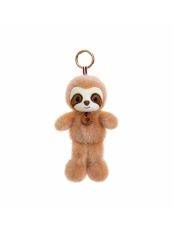 5.9 Inch Sloth Plush Keychain, Lightly Scented Soft Plush Bag Charm for Backpack, Purse, Car and Small Gift