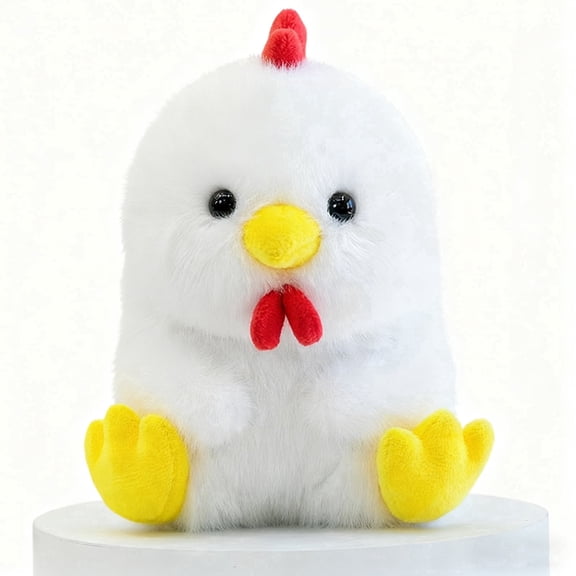 TIANCHANGZC Cute Chick Stuffed Animal Plush, 5 Inch Small Chick Plush Toy for Car Dashboard, Office Desk & Home Decor, Soft Lightly Scented Plush Gift