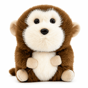 TIANCHANGZC Cute Monkey Stuffed Animal Plush, 5 Inch Small Monkey Plush Toy for Car Dashboard, Office Desk & Home Decor, Soft Lightly Scented Plush Gift