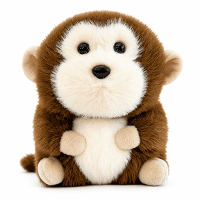 TIANCHANGZC Cute Monkey Stuffed Animal Plush, 5 Inch Small Monkey Plush Toy for Car Dashboard, Office Desk & Home Decor, Soft Lightly Scented Plush Gift