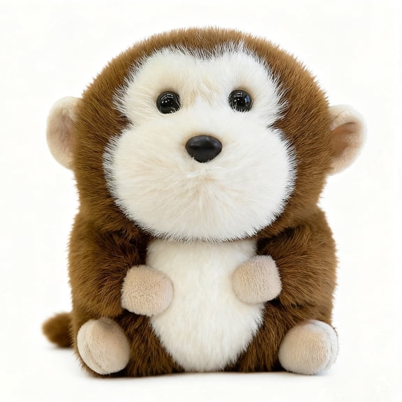 TIANCHANGZC Cute Monkey Stuffed Animal Plush, 5 Inch Small Monkey Plush Toy for Car Dashboard, Office Desk & Home Decor, Soft Lightly Scented Plush Gift