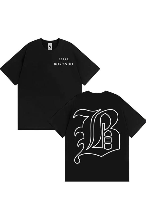 Rapper BEELE Album Tour 2025 Merchandise T-Shirt Cotton Oversized T-Shirt Streetwear,XS,1