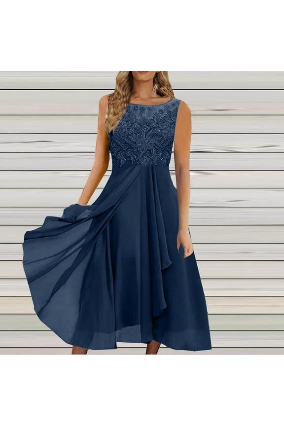 Formal Dress for Female,Summer Plus Size Sleeveless High Waist Solid Shape Orange Date Night Dress Fashion Ball Prom Gown Cocktail Dress Long Midi Dress