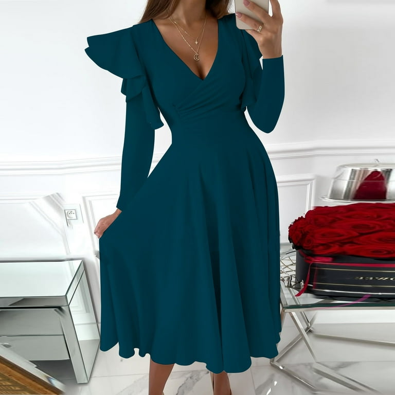 Ross navy blue best sale dress