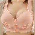 thumbnail image 1 of TIANEK Push up Womens Plus Bra Front Closure Wireless Bras Seamless Lightweight Bras, 1 of 5