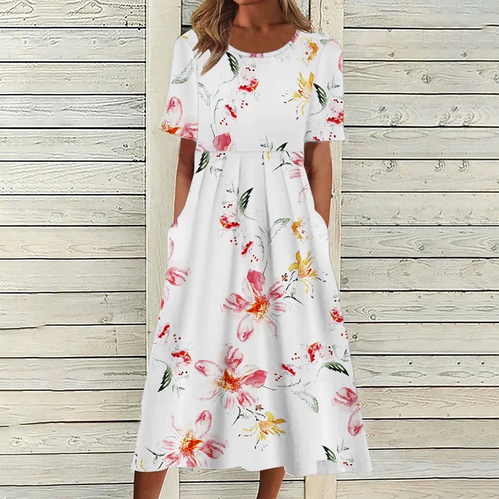 midi sun dresses for women