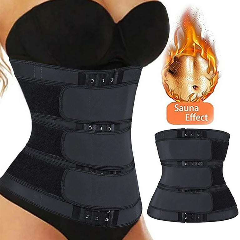 TIANEK Wrap Waist Belt Slimming Body Shaper Plus Size Waist Trainer Fupa  Control Shapewear