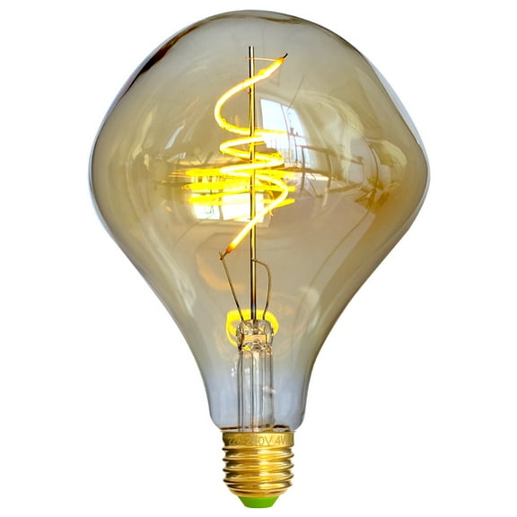 TIANFAN G40 Big Edsion Led Bulb Specail Shaped Alien Spiral Filament Light Bulb 4W Dimmable  E26 Decorative Light Bulbs
