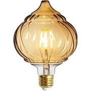 TIANFAN G40 Big Edsion Led Bulb Specail Shaped Lantern Light Bulb 4W 2500Kelvin 40W Equal E26 Decorative Light Bulbs