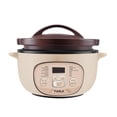 thumbnail image 1 of TIANJI Electric Claypot Crock Pot Stew Pot Rice Cooker Ceramic Soup Porridge Maker 3L,24h Pre-set, 1 of 6