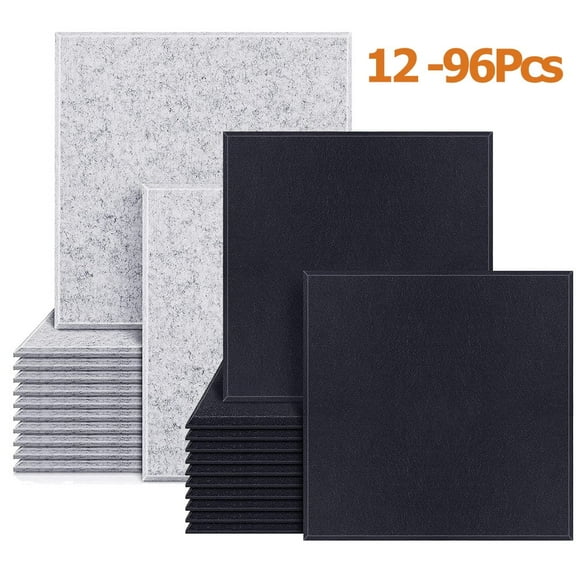 TIANLAIMEI Acoustic Wall Panel Tiles Studio Sound Proofing Insulation Soundproof Foam Pad 12x12x0.4Inch