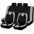 thumbnail image 1 of TIANLAIMEI Full Set Car Seat Covers with Steering Wheel Cover and Seat Belt Shoulder Protector Set, Automotive Seat Cushion Car Accessories Fits Most Cars, 1 of 15