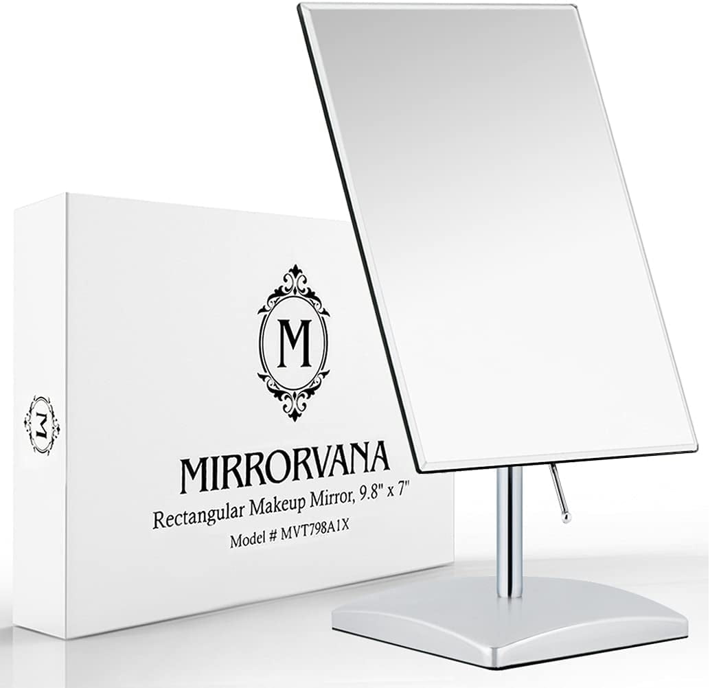 Distorted Stand TIANMZC-Large Tabletop Mirror with Stand -Beveled, No Distortion for ...