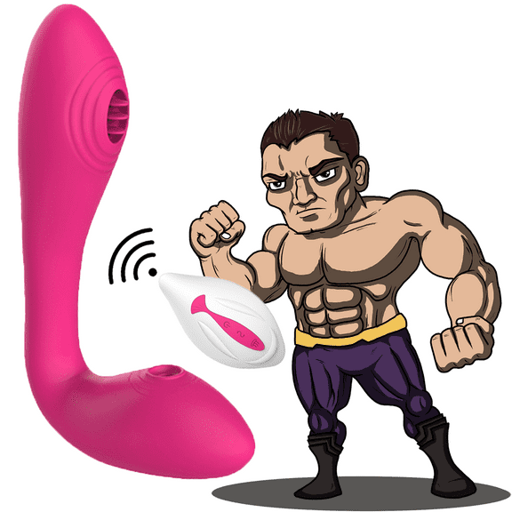 TIANYI 2 in 1 Sucking and Licking Vibrator,Double Stimulus Stimulator,Waterproof Adult Sex Toys for Women or Couple,Remote Control Clitoral Massager
