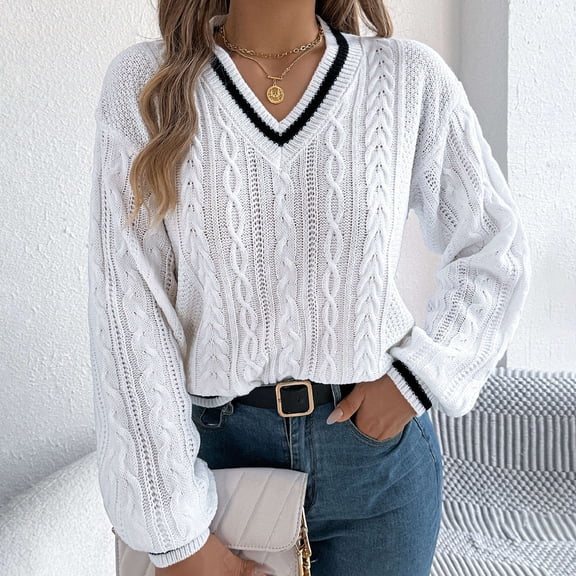 TIANZEN 2025 Autumn/Winter Casual Color Contrast Plaid Long Sleeve Hoodie Sweater Women's Wear Pullover Outwear over It Sweatshirt Patterned Pullover