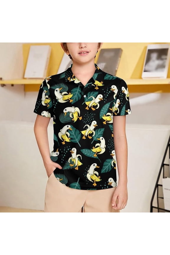 Adorable Boy’s Graphic Tee For Everyday Wear – Lightweight Top With Print For Kids Tops for Little Boys