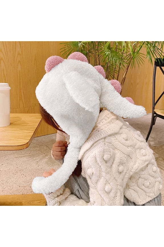 Animal Dinosaur Hat With Moving Ears Jumping Up Beating Funny Cap For Women Girl Dress Up Party Holiday Hat 90 S Hats Women