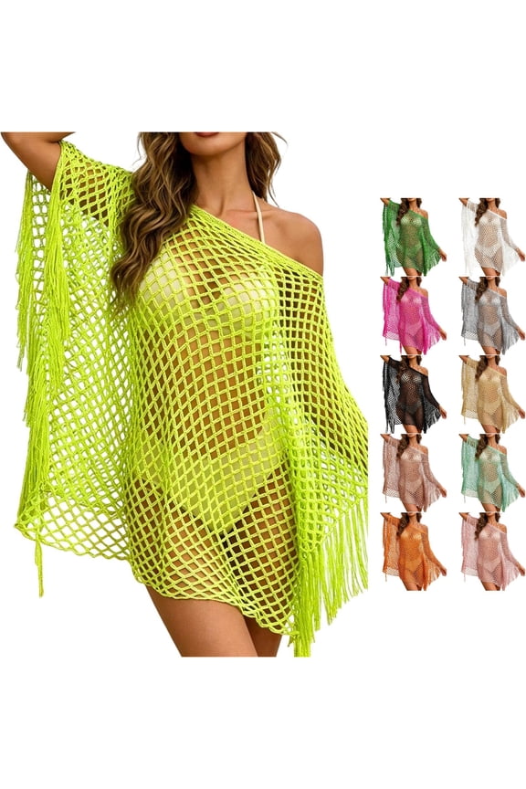 Beach Sun Cover Up Summer Bikini Hollow Out Swimwear Wrap Leopard Cover Ups for Swimwear Women