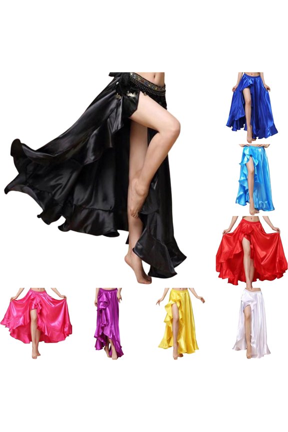 : Belly Dance Skirt For Practice And Performance Lightweight Lightweight Flowy Design For Dance Routines Animal Print Skirt