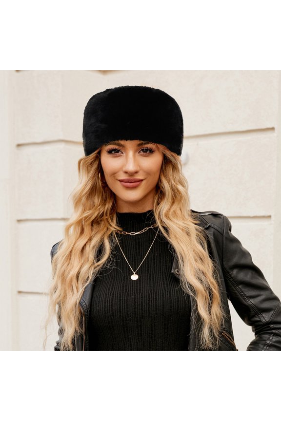 Beret Hat For Elegant Winter Warm Knitted Cap Soft Stretchy Slouchy Fashion Headwear Artist Smock