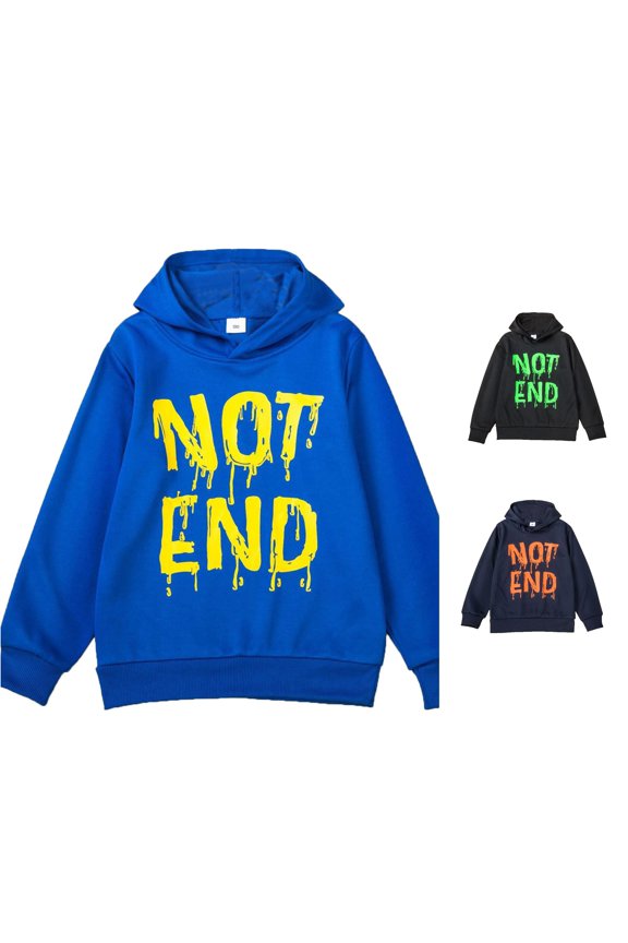 Boys Hoodies For Street Dance Comfortable Knit Pullover Sweatshirt With Reflective Print Long Sleeve Casual Wear For Kids Unit Sweater