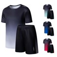 thumbnail image 1 of TIANZEN Boys Summer Outfits 2 Piece Kids Athletic Sportswear Breathable Wicking Comfortable Casual Play For Children Youth Boys Size 3 Summer Clothes, 1 of 4